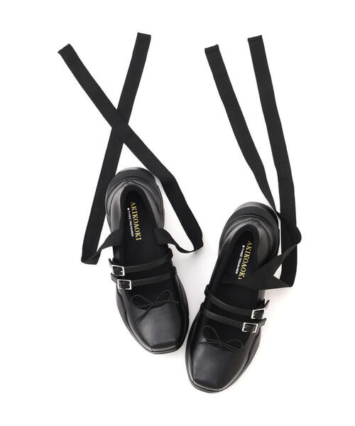 AKIKOAOKI（アキコアオキ）の「AKIKOAOKI /アキコアオキ/別注Achilles Ballet（バレエシューズ・レディース・ブラック・36/37/38/39）」の6枚目の写真