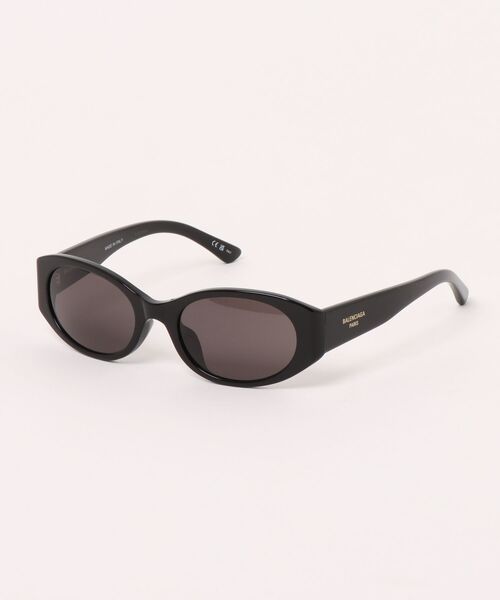 BALENCIAGA(バレンシアガ)の「【BALENCIAGA/バレンシアガ】オーバル サングラス BB0369SK 001(サングラス・レディース・ブラック・FREE)」の1枚目の写真