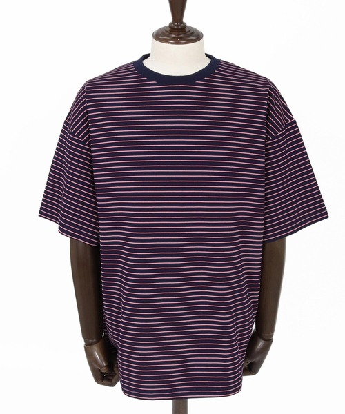 CAMBIO(カンビオ)の「mt10320- ペンシルボーダースピンドルカットソー(Tシャツ/カットソー・メンズ・ホワイト/ブラック/ネイビー・L/XL/M)」の19枚目の写真
