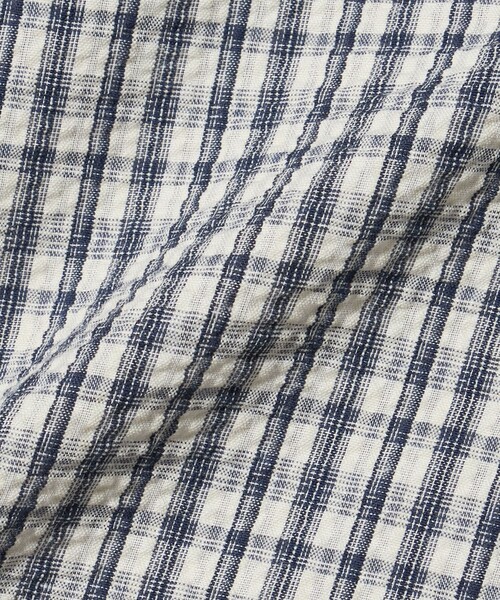 green label relaxing(グリーンレーベルリラクシング)の「チェック シャツ / キッズ 140cm-160cm(シャツ/ブラウス・キッズ・オフホワイト/ライトブルー・140cm/150cm/160cm)」の9枚目の写真