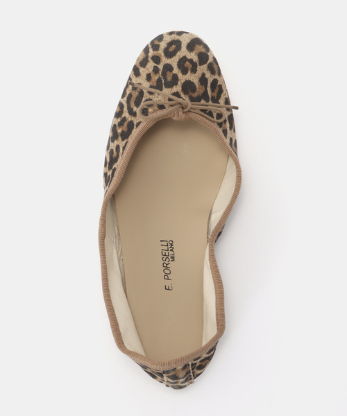 IENA（イエナ）の「PORSELLI/ポルセリ LEOPARD BALLET バレエシューズ（バレエシューズ・レディース・ベージュ・38/36）」の10枚目の写真