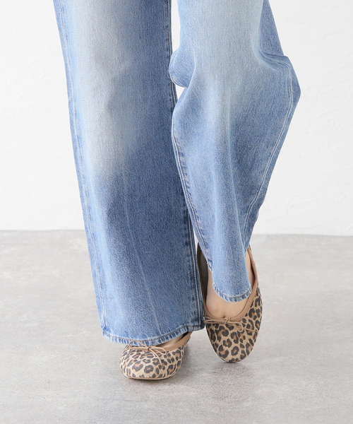 IENA（イエナ）の「PORSELLI/ポルセリ LEOPARD BALLET バレエシューズ（バレエシューズ・レディース・ベージュ・38/36）」の4枚目の写真