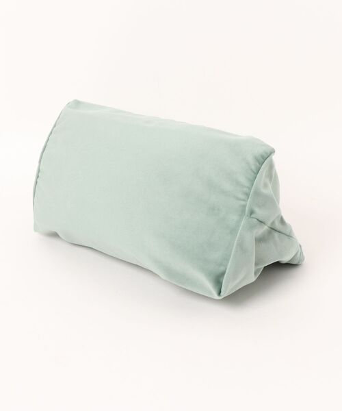 Liesse（リエス）の「【sorbet island/ソルベ アイランド】p.72-73 Embroidered Veivet Clutch Bag（クラッチバッグ・レディース・イエロー/グレー/ミント・FREE）」の5枚目の写真
