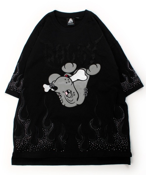 GALFY(ガルフィー)の「【GALFY/ガルフィー】ファイヤーピカピカTee(Tシャツ/カットソー・メンズ・ブルー/ブラック/ピンク・L/M/XL)」の11枚目の写真