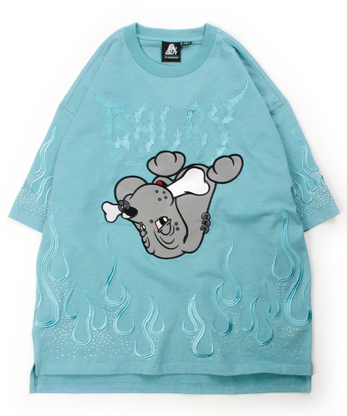 GALFY(ガルフィー)の「【GALFY/ガルフィー】ファイヤーピカピカTee(Tシャツ/カットソー・メンズ・ブルー/ブラック/ピンク・L/M/XL)」の13枚目の写真