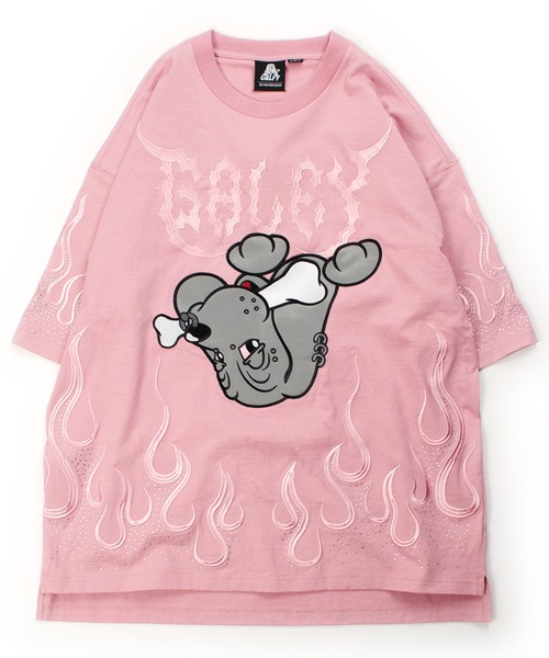 GALFY(ガルフィー)の「【GALFY/ガルフィー】ファイヤーピカピカTee(Tシャツ/カットソー・メンズ・ブルー/ブラック/ピンク・L/M/XL)」の15枚目の写真