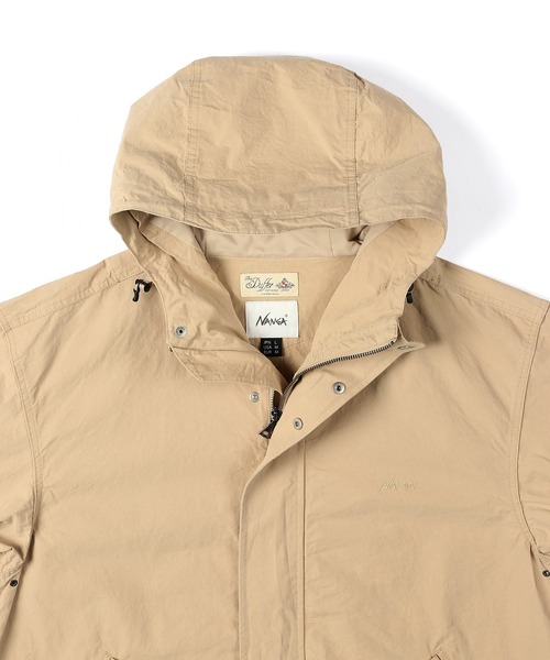 NANGA(ナンガ)の「NANGA×DUFFER DRY COTTON FIELD PARKA:ナンガ別注 セットアップ対応 ドライコットン フィールドパーカー(マウンテンパーカー・メンズ・ブラック/カーキ/ベージュ・MEDIUM/LARGE)」の15枚目の写真
