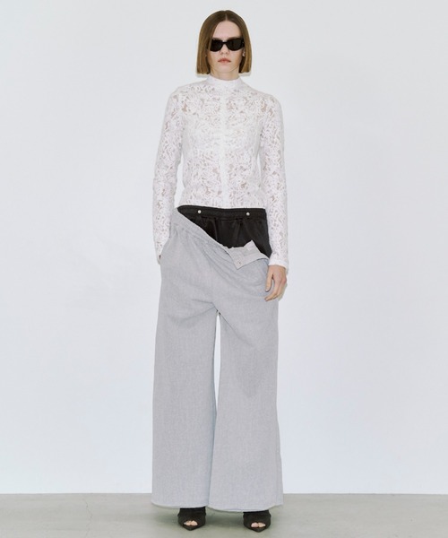 JOSE MOON（ジョゼムーン）の「GATHERED OPEN TOE BOOTS/ギャザーオープントゥブーツ（ブーツ・レディース・ブラック・37/39/35）」の3枚目の写真