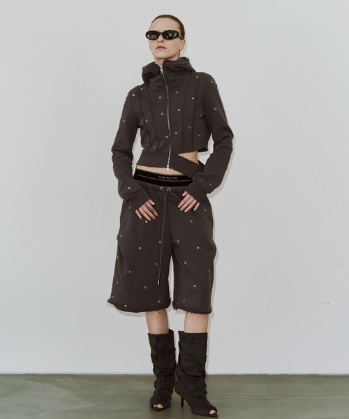 JOSE MOON（ジョゼムーン）の「GATHERED OPEN TOE BOOTS/ギャザーオープントゥブーツ（ブーツ・レディース・ブラック・37/39/35）」の12枚目の写真