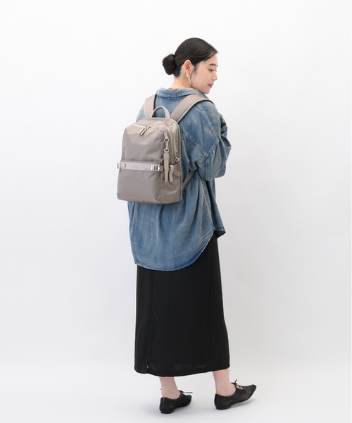SAC'S BAR セレクト(サックスバーセレクト)の「【W&.Day/Night】 リッカ スクエアリュック2 12L(バックパック/リュック・レディース・ブラック/スモークピンク・FREE)」の16枚目の写真