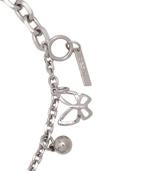 X-girl（エックスガール）の「SENTIMENTAL VALUE CHARMS BRACELET（ブレスレット・レディース・シルバー・ONE SIZE）」の5枚目の写真