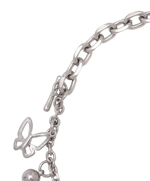 X-girl（エックスガール）の「SENTIMENTAL VALUE CHARMS BRACELET（ブレスレット・レディース・シルバー・ONE SIZE）」の6枚目の写真
