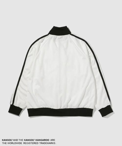 KANGOL(カンゴール)の「【KANGOL/カンゴール】トラックジャケット(ブルゾン・メンズ・アイボリー/ブラック・M/L/XL)」の3枚目の写真