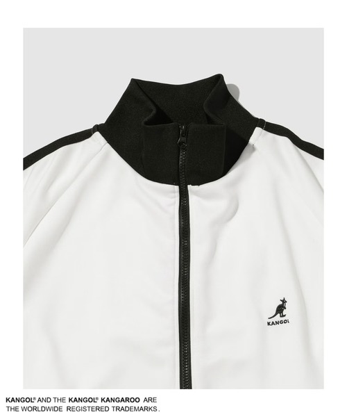 KANGOL(カンゴール)の「【KANGOL/カンゴール】トラックジャケット(ブルゾン・メンズ・アイボリー/ブラック・M/L/XL)」の4枚目の写真