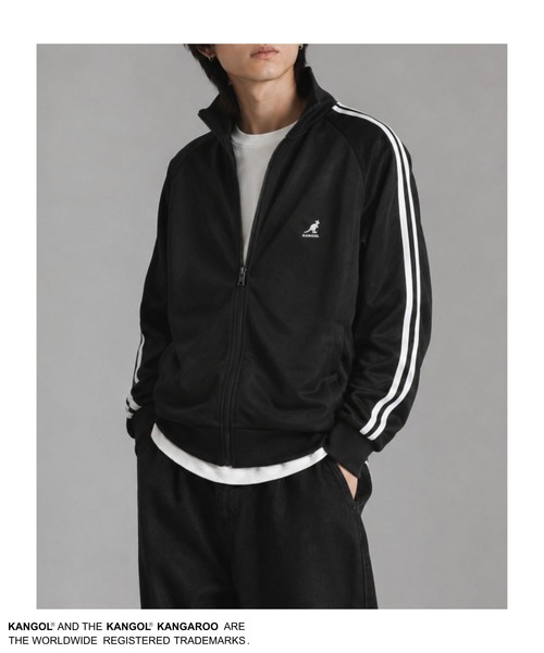 KANGOL(カンゴール)の「【KANGOL/カンゴール】トラックジャケット(ブルゾン・メンズ・アイボリー/ブラック・M/L/XL)」の12枚目の写真