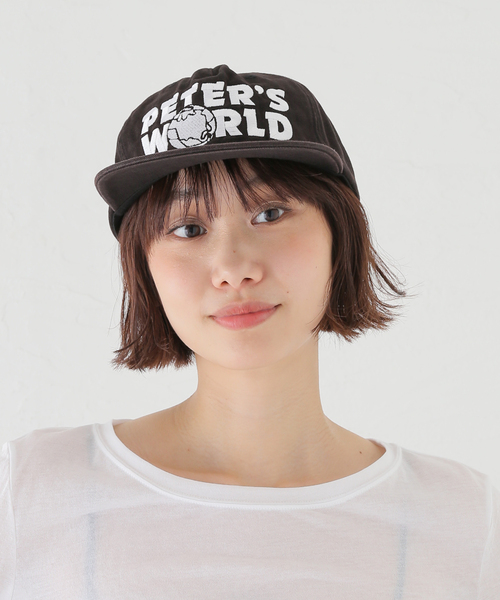 B.C STOCK（ベーセーストック）の「【WEB＋一部店舗限定】MY NAME IS PETER / 5-PANEL PETER'S WORLD CAP（キャップ・レディース・イエロー/ブラック・FREE）」の8枚目の写真