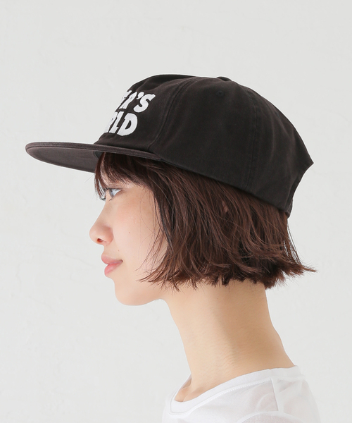 B.C STOCK（ベーセーストック）の「【WEB＋一部店舗限定】MY NAME IS PETER / 5-PANEL PETER'S WORLD CAP（キャップ・レディース・イエロー/ブラック・FREE）」の7枚目の写真