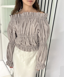 EDIT. FOR LULU | チェックボウブラウス(シャツ/ブラウス)