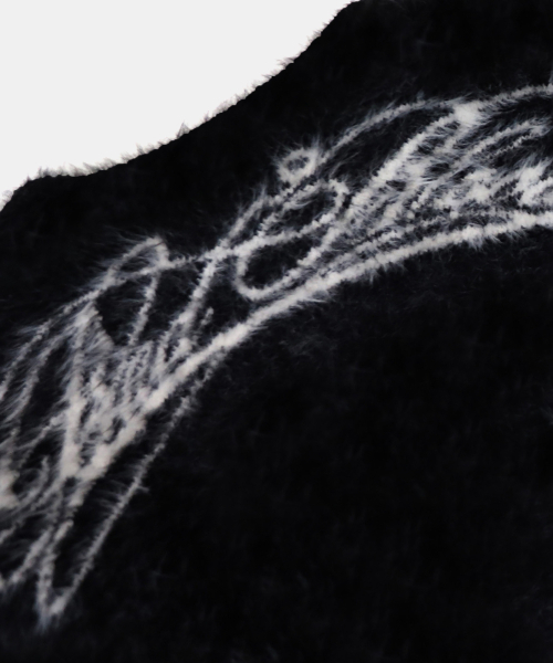 BADBLOOD（バッドブラッド）の「ダーククラシック MYM モヘアスウェット - ブラック（ニット/セーター・レディース・その他・S/M/L）」の3枚目の写真