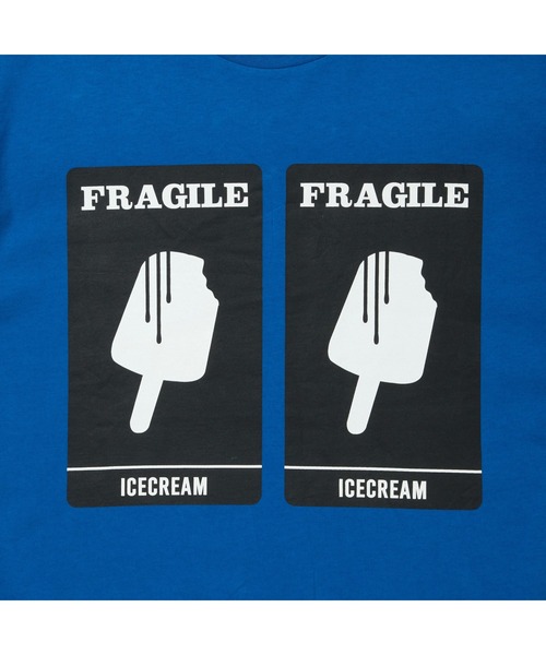 ICECREAM(アイスクリーム)の「COTTON T-SHIRT FRAGILE(Tシャツ/カットソー・メンズ・ブラック/ホワイト系その他・MEDIUM/LARGE/X-LARGE/SMALL)」の5枚目の写真