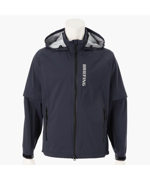 BRIEFING(ブリーフィング)の「【BRIEFING GOLF/ブリーフィングゴルフ】MEN’S WATERPROOF BLOUSON(ブルゾン・メンズ・ブラック/ネイビー・L/M)」の1枚目の写真