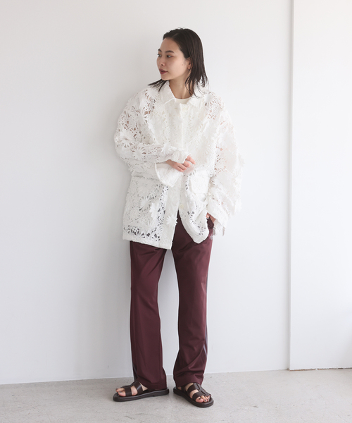 adidas Originals（アディダスオリジナルス）の「別注【adidas originals/アディダス オリジナルス】For JS FIREBIRD TP（その他パンツ・レディース・ボルドー・MEDIUM/SMALL/X-SMALL）」の11枚目の写真