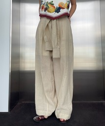 Ameri（アメリ）の「MEDI SLEEVE BELT TUCK PANTS（その他パンツ）」