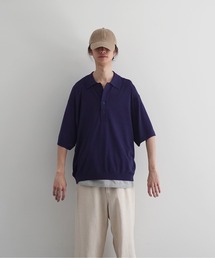 O（オー）の「【EXCLUSIVE】crepuscule S/s polo（ポロシャツ）」