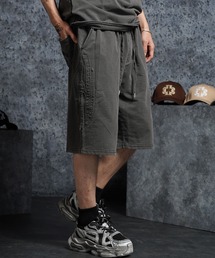 【セットアップ可能】ミニ裏毛 アップリケ ショートパンツ / Mini-Fleece Applique Shorts