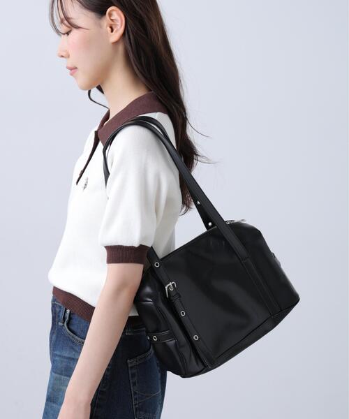 FREE'S MART（フリーズマート）の「◆ハトメベルトバッグ（ショルダーバッグ・レディース・ブラック/ブラウン・ﾌﾘ-）」の6枚目の写真
