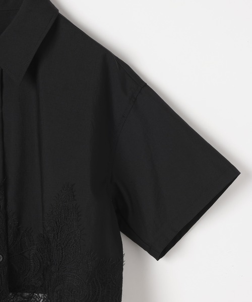 PAGEBOY（ページボーイ）の「レースドッキングショートシャツ（シャツ/ブラウス・レディース・ブラック/ブルー/オフホワイト・FREE）」の18枚目の写真