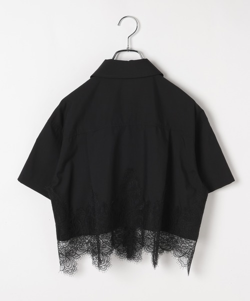 PAGEBOY（ページボーイ）の「レースドッキングショートシャツ（シャツ/ブラウス・レディース・ブラック/ブルー/オフホワイト・FREE）」の20枚目の写真