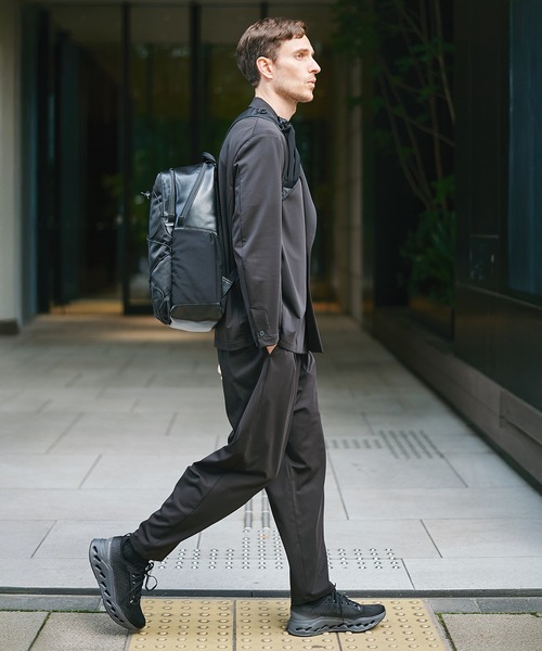 THE TOKYO（ザトウキョウ）の「【THE TOKYO/ザトウキョウ】Light Matte Stretch Jersey Double Jacket（テーラードジャケット・メンズ・ダークブラウン/ブラック・48/46/44）」の22枚目の写真