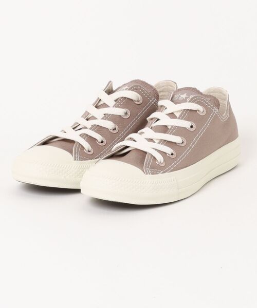 CONVERSE(コンバース)の「converse コンバース ALL STAR FLATEYELETS PG OX レディーススニーカー ローカット(オールスターフラットアイレッツPGOX)(スニーカー・レディース・ベージュ・22.5cm/23.0cm/23.5cm/24.0cm/24.5cm/25.0cm)」の1枚目の写真