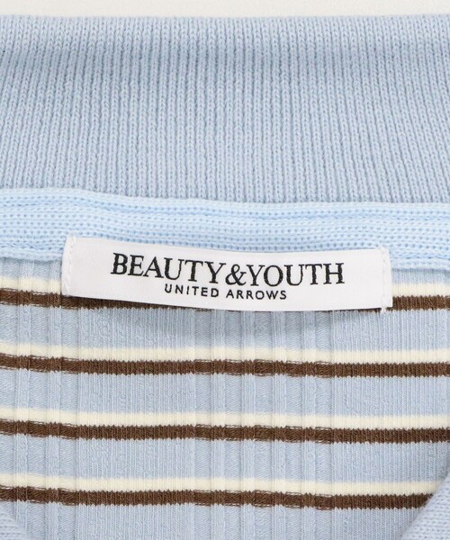 BEAUTY&YOUTH UNITED ARROWS(ビューティーアンドユースユナイテッドアローズ)の「ボーダー スキッパー マキシワンピース(ワンピース・レディース・ライトブルー/ブラック・M/S)」の17枚目の写真
