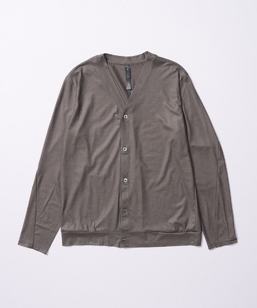 wjk（ダヴルジェイケイ）の「mcg3812- ex.comfy wool middle cardigan Vネックカーディガン(6893 wn08j)（カーディガン/ボレロ・メンズ・グレー系その他/ブラック・S/M/L/XL）」の22枚目の写真