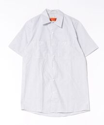 RED KAP(レッドキャップ) ストライプワークシャツ 半袖シャツ