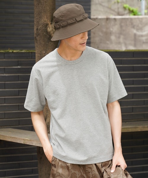 BAYFLOW(ベイフロー)の「【ストレッチ・シワ軽減】タックフライスTEE(Tシャツ/カットソー・メンズ・グレー/チャコール/ナチュラル/オフホワイト・SMALL/MEDIUM/LARGE)」の1枚目の写真