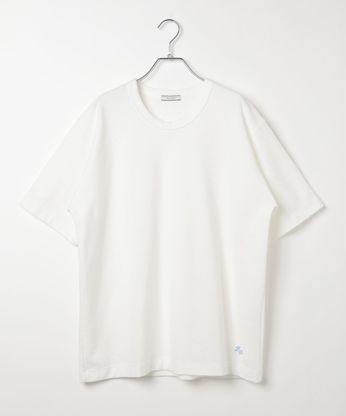 BAYFLOW(ベイフロー)の「【ストレッチ・シワ軽減】タックフライスTEE(Tシャツ/カットソー・メンズ・グレー/チャコール/ナチュラル/オフホワイト・SMALL/MEDIUM/LARGE)」の2枚目の写真