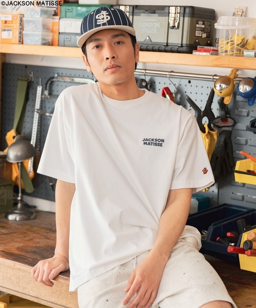 JACKSON MATISSE(ジャクソンマティス)の「【JACKSON MATISSE/BAYFLOW】別注ベースボールCAP(キャップ・メンズ・アイボリー/ネイビー・FREE)」の22枚目の写真