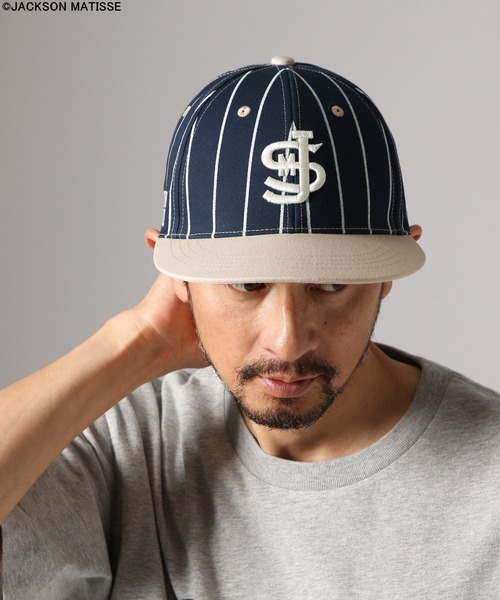 JACKSON MATISSE(ジャクソンマティス)の「【JACKSON MATISSE/BAYFLOW】別注ベースボールCAP(キャップ・メンズ・アイボリー/ネイビー・FREE)」の16枚目の写真