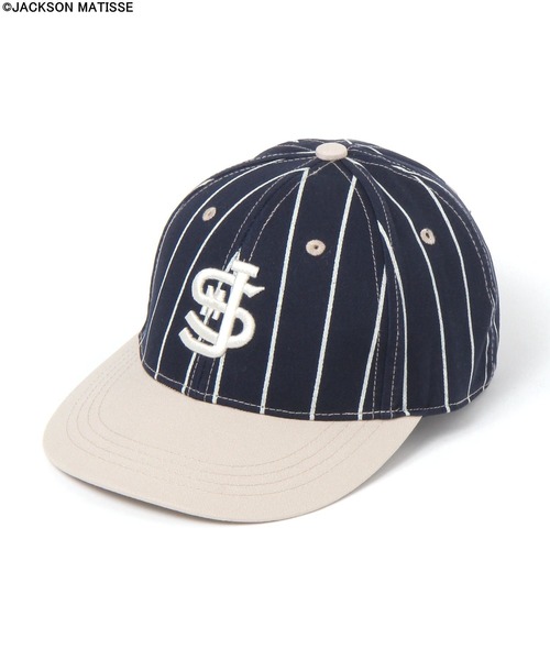 JACKSON MATISSE(ジャクソンマティス)の「【JACKSON MATISSE/BAYFLOW】別注ベースボールCAP(キャップ・メンズ・アイボリー/ネイビー・FREE)」の18枚目の写真