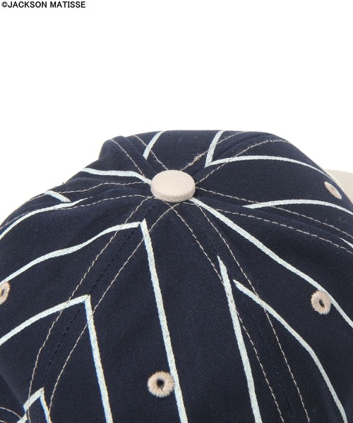 JACKSON MATISSE(ジャクソンマティス)の「【JACKSON MATISSE/BAYFLOW】別注ベースボールCAP(キャップ・メンズ・アイボリー/ネイビー・FREE)」の13枚目の写真