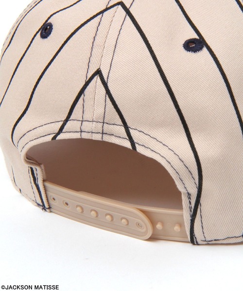 JACKSON MATISSE(ジャクソンマティス)の「【JACKSON MATISSE/BAYFLOW】別注ベースボールCAP(キャップ・メンズ・アイボリー/ネイビー・FREE)」の6枚目の写真