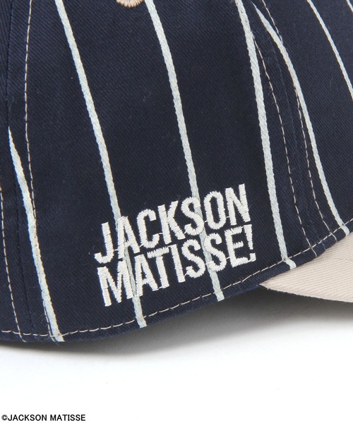 JACKSON MATISSE(ジャクソンマティス)の「【JACKSON MATISSE/BAYFLOW】別注ベースボールCAP(キャップ・メンズ・アイボリー/ネイビー・FREE)」の12枚目の写真