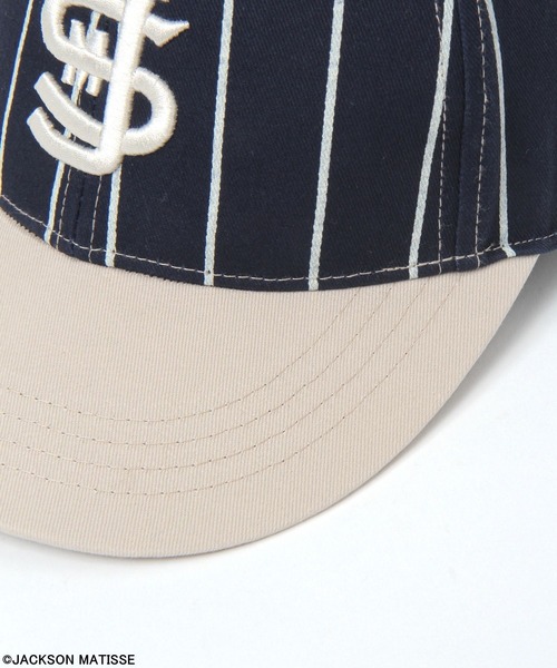 JACKSON MATISSE(ジャクソンマティス)の「【JACKSON MATISSE/BAYFLOW】別注ベースボールCAP(キャップ・メンズ・アイボリー/ネイビー・FREE)」の10枚目の写真