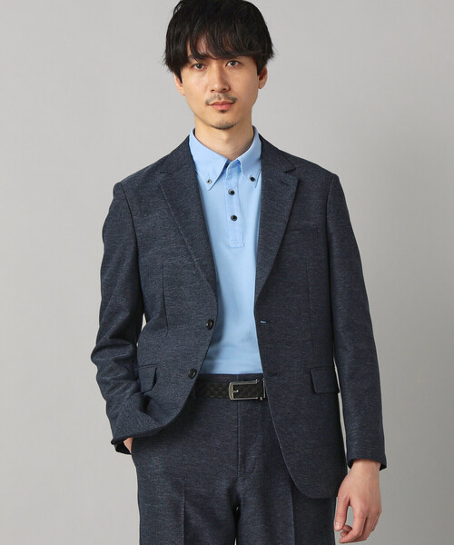 COMME CA MEN(コムサメン)の「【セットアップ対応】杢カラミ織ドビー シングルテーラードジャケット(テーラードジャケット・メンズ・グレー/ネイビー・M/S/L)」の11枚目の写真