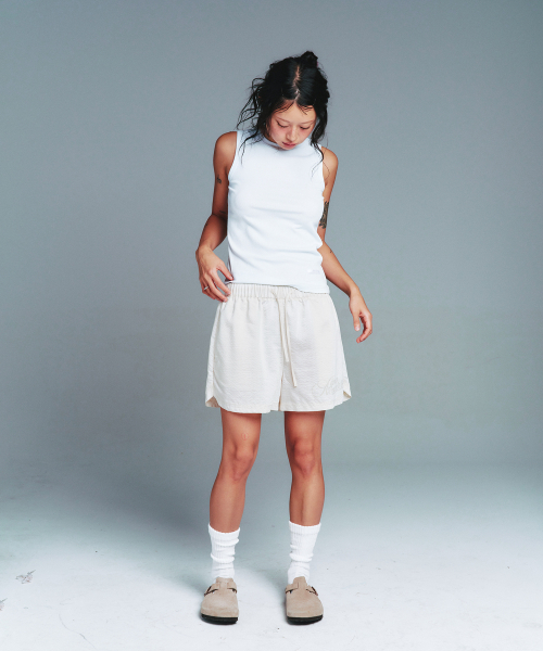AMESWORLDWIDE（アメスワールドワイド）の「CLASSIC ROUND SLEEVELESS BLUE（Tシャツ/カットソー・レディース・その他・FREE）」の4枚目の写真