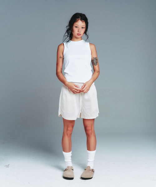AMESWORLDWIDE（アメスワールドワイド）の「CLASSIC ROUND SLEEVELESS BLUE（Tシャツ/カットソー・レディース・その他・FREE）」の5枚目の写真
