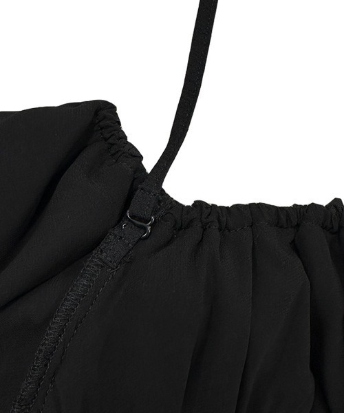 CLANE(クラネ)の「CLANE/クラネ/W FACE TOPSTITCHED FRILL TOPS(Tシャツ/カットソー・レディース・アイボリー/ブラック・1)」の12枚目の写真